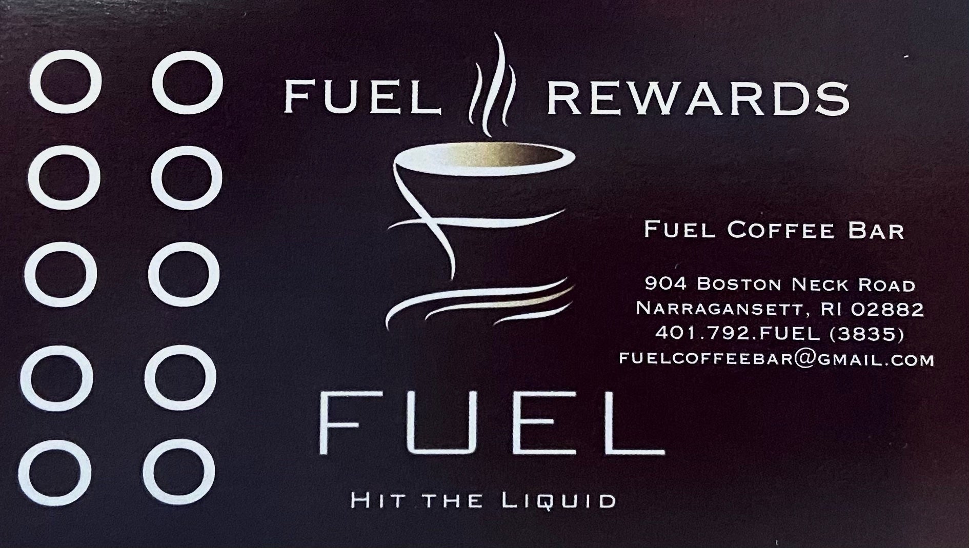 Fuel coffee store